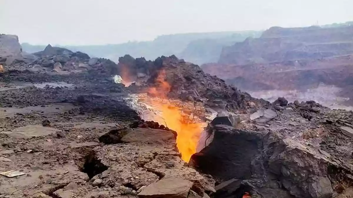 Jharia coal fires may burn hotter