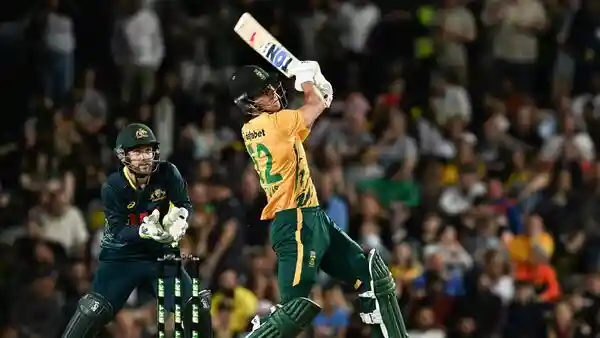 Just four days after scripting history for South Africa against Australia, Dewald Brevis broke his own record on Saturday during the third and final game of the ongoing T20I series at the Cazaly's Stadium in Cairns. The right-hander, who went into record books in the second game with a fastest T20I fifty against Australia by an South African in 25 balls, took three balls less to better his own record, en route to his second consecutive half-century in international cricket.