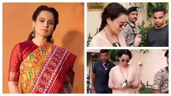 Kangana Ranaut sparks wedding buzz after stepping out wearing mangalsutra