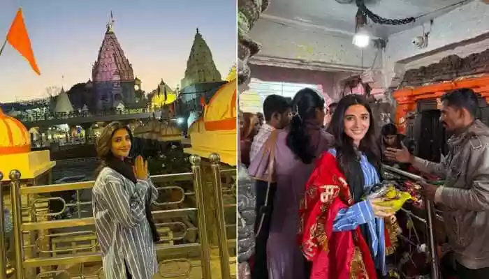Kanika Mann attends sacred Mahakaleshwar Bhasma aarti