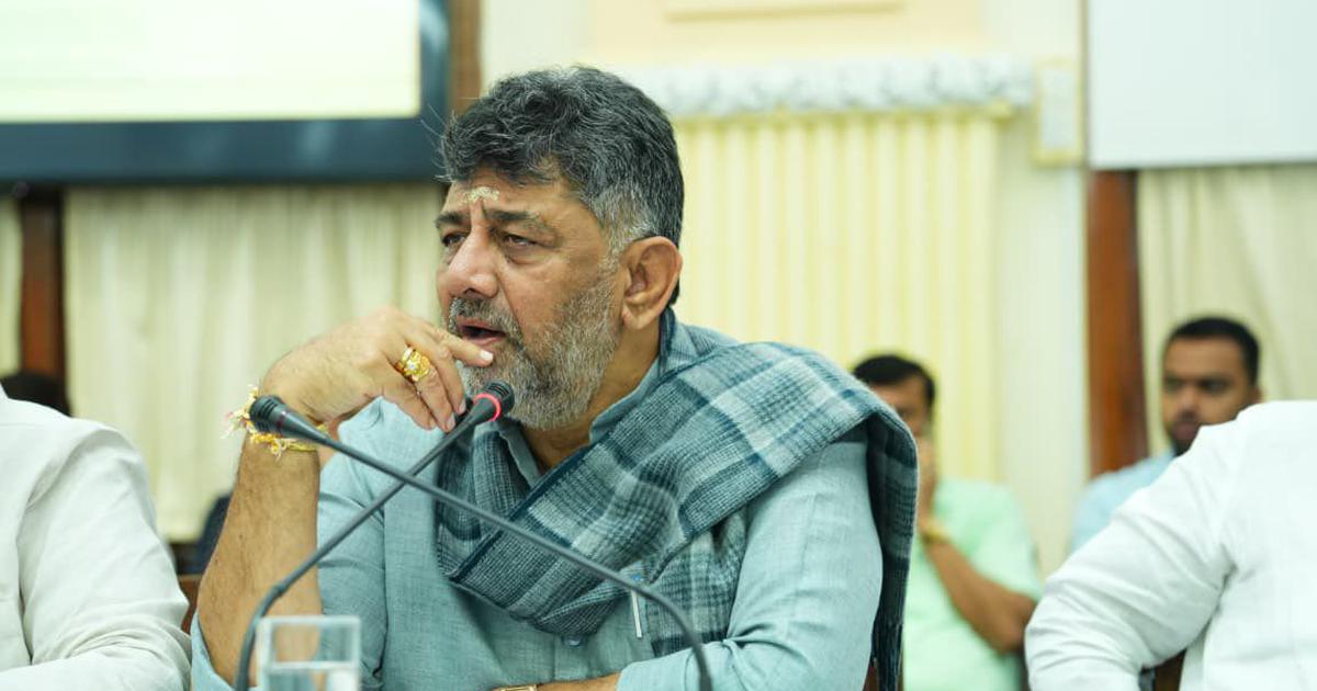 Karnataka Deputy Chief Minister and state Congress chief DK Shivakumar on Tuesday apologised for reciting the Rashtriya Swayamsevak Sangh's anthem in the state Assembly, reported The Indian Express. “If anyone has been hurt, I feel sorry… I would like to seek (an) apology from all of them,” Shivakumar said. He claimed that he had recited the song to take a dig at Bharatiya Janata Party leader and state Leader of Opposition R Ashoka.