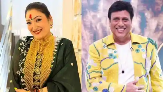 Karwa Chauth is one of the most cherished festivals for married women in India, and even Bollywood celebrities celebrate it with great enthusiasm. Many stars observe the fast and share adorable pictures of their celebrations on social media. Veteran Bollywood actor Govinda's wife, Sunita Ahuja, couldn't stop smiling as she flaunted her special Karwa Chauth gift.Karwa Chauth is one of the most cherished festivals for married women in India, and even Bollywood celebrities celebrate it with great enthusiasm. Many stars observe the fast and share adorable pictures of their celebrations on social media. Veteran Bollywood actor Govinda's wife, Sunita Ahuja, couldn't stop smiling as she flaunted her special Karwa Chauth gift.On Friday, Sunita took to Instagram to share pictures from her Karwa Chauth celebrations. She looked stunning in a deep green embroidered suit, styled with her hair tied in a sleek bun. Completing her festive look with gold earrings and colourful bangles, Sunita's highlight was her huge gold necklace, a gift from Govinda for the occasion.