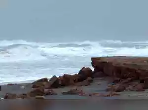 Landfall process begins off Andhra coast