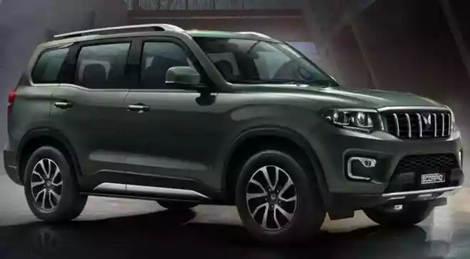 Mahindra Scorpio N facelift spied