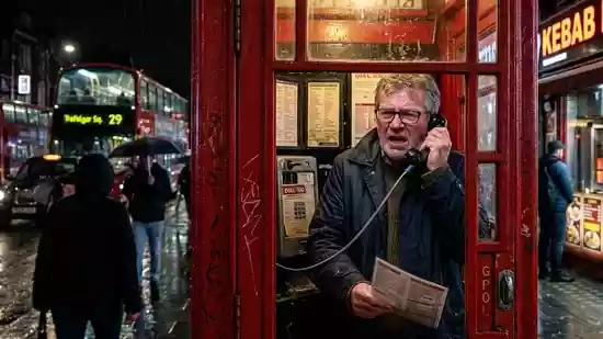 Man trapped in Manchester phone box while ordering kebab