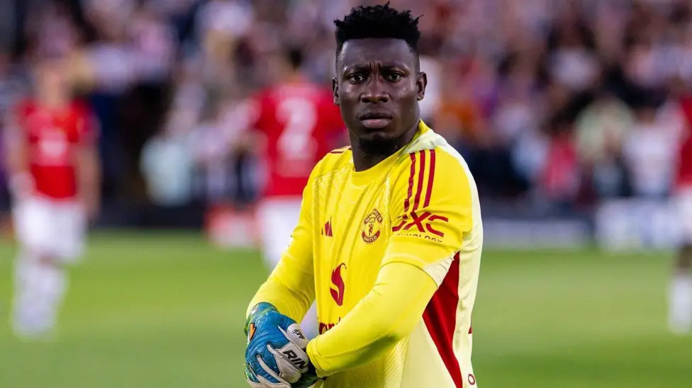 Manchester United keeper Andre Onana has joined Trabzonspor on loan for the rest of the 2025-26 season.</b> The move has taken place before the transfer window in Turkey closes on Friday and follows the Cameroon international not playing in United's opening three Premier League games.