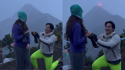 Many couples desire to have a memorable marriage proposal with visually striking backdrops. And it seems like some couples are becoming increasingly creative and planning highly stylised and dramatic proposals that instantly go viral on the internet. After the tornadoes, proposals in front of volcanoes have become the hottest new proposal trend. Yes, really!