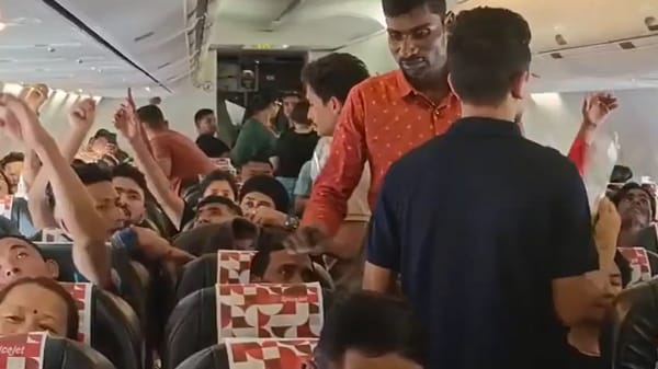 More than 100 passengers on a Kathmandu-bound SpiceJet flight faced major inconvenience at Delhi airport on Thursday morning after the aircraft developed a technical snag, forcing them to deplane. According to ANI's video journalist, who was onboard, SpiceJet flight SG41 was scheduled to depart at 8:10 AM, but was first delayed to 9:30 AM. The aircraft briefly taxied on the runway without any communication from the crew, while passengers endured non-functional air conditioning inside the cabin and were seated on the plane for over an hour.