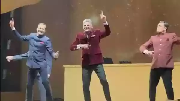 Naveen Jindal and brothers dance to Daler Mehndi’s Na Na Na Na Re