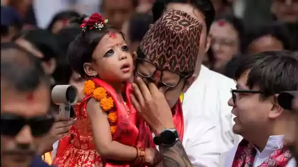 Nepal has chosen a 2-year-old girl as the new living goddess following the Himalayan country's old tradition. Aryatara Shakya was chosen as the new Kumari, or