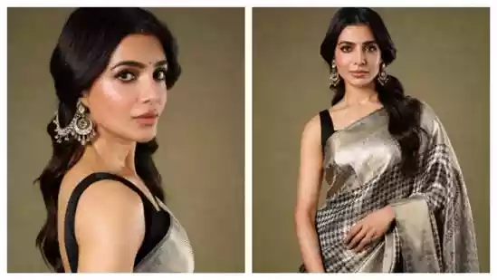 New bride Samantha Ruth Prabhu stuns in silk saree