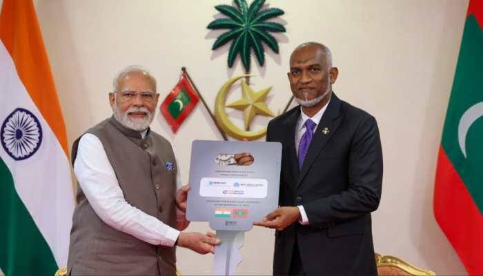 New Delhi: In a powerful symbol of renewed cooperation, Prime Minister Narendra Modi and Maldivian President Mohamed Muizzu reaffirmed the enduring bond between India and the Maldives during a state banquet in Malé on Friday, celebrating 60 years of diplomatic relations.