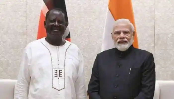 Odinga, who was in Kerala for Ayurvedic treatment, collapsed suddenly and was rushed to Sreedhareeyam Ayurvedic Eye Hospital and Research Centre, but could not be revived. His body has been kept at Deva Matha Hospital, Koothattukulam. Prime Minister Narendra Modi on Wednesday expressed grief over the demise of former Kenyan Prime Minister Raila Odinga, who passed away earlier in the day at the age of 80, in Koothattukulam, Kerala, after suffering a heart attack during his morning walk.Odinga, who was in Kerala for Ayurvedic treatment, collapsed suddenly and was rushed to Sreedhareeyam Ayurvedic Eye Hospital and Research Centre, but could not be revived. His body has been kept at Deva Matha Hospital, Koothattukulam.Prime Minister Narendra Modi on Wednesday expressed grief over the demise of former Kenyan Prime Minister Raila Odinga, who passed away earlier in the day at the age of 80, in Koothattukulam, Kerala, after suffering a heart attack during his morning walk. Referred to Odinga as a