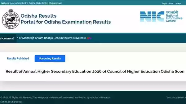 Odisha 12th Result 2026