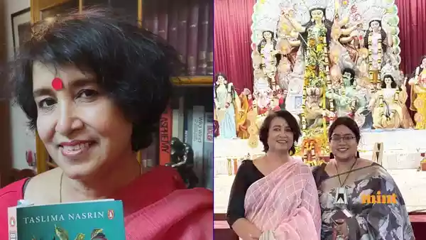 On social media, Bangladeshi author Taslima Nasreen shared pictures of her visiting Durga Puja pandals. Her post claims Hindu culture is the foundation of Bengali culture. Taslima Nasreen, a Muslim by birth and atheist by choice, is widely known for criticising Islamic fundamentalism. She, however, insists that she opposes all forms of religious extremism and patriarchy.