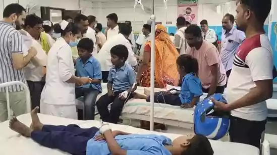 Over 150 children fall ill after consuming