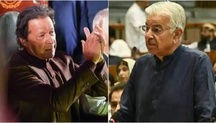 Pakistan Defence Minister Khawaja Asif struggled to explain contradictory claims about Imran Khan's X (Twitter) account being run from Adiala Jail OR India during a fiery interview.<br> Pakistan Defence Minister Khawaja Asif found himself in a public contradiction over the running of former Prime Minister Imran Khan's X (previously Twitter) account in an interview with British-American journalist Mehdi Hasan recently.