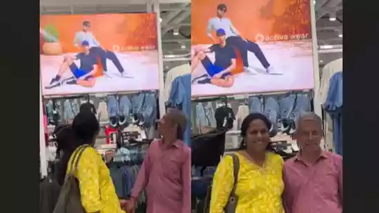 Parents’ priceless reaction after spotting son on a mall poster goes viral