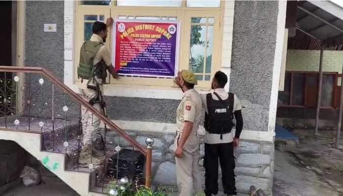 Police on Thursday said that in a major action under the Unlawful Activities (Prevention) Act, police in Sopore attached a residential property for its use in providing shelter and logistical support to terrorists involved in unlawful and anti-national activities.