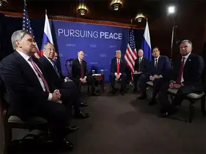 President Trump announced a successful meeting with President Putin in Alaska, followed by discussions with President Zelenskyy, European leaders, and the NATO Secretary General. All parties agreed that a peace agreement is the optimal solution for the Russia-Ukraine conflict. President Zelenskyy is scheduled to visit Washington D.C., potentially leading to a meeting with President Putin to pursue a resolution.