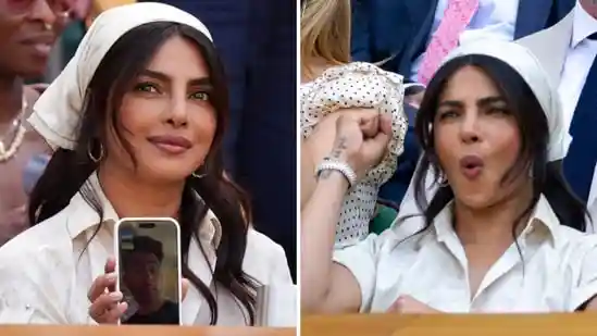 Priyanka Chopra can barely keep calm at Wimbledon