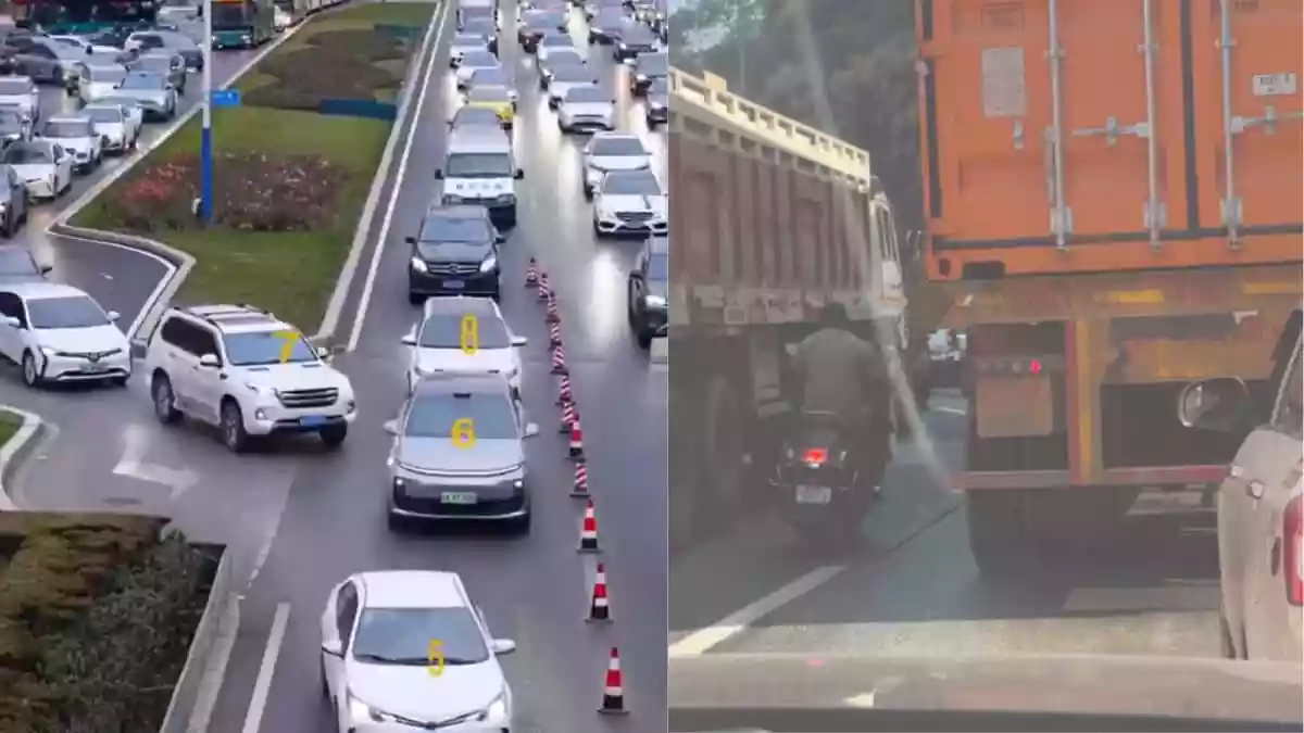 Pune-Mumbai Expressway Chaos Vs China’s Calm Traffic Video Sparks A Debate On ‘Huge Discipline In Drivers’