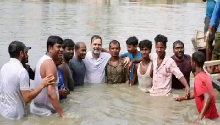 Rahul Gandhi Tries Fishing In Bihar’s Begusarai Local Pond- Video