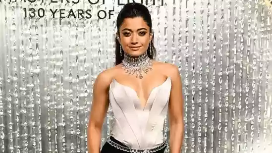 Rashmika Mandanna lights up Swarovski event in strapless dress
