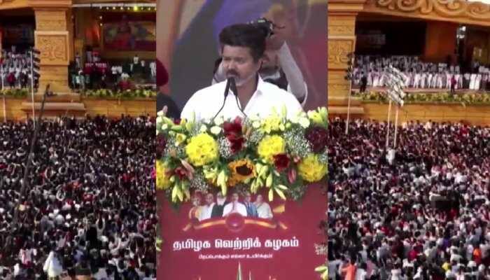 Rejecting speculations around a secret alliance with the ruling Dravida Munnetra Kazhagam (DMK), Vijay said that the TVK is not a party that makes secret deals to cheat people. Tamil Nadu Assembly Polls: With a massive rally in Tamil Nadu's Madurai, actor-turned politician Vijay ruled out any alliance for the upcoming assembly elections and added that his party, Tamilaga Vettri Kazhagam (TVK) will contest the polls alone. Rejecting speculations around a secret alliance with the ruling Dravida Munnetra Kazhagam (DMK), Vijay said that the TVK is not a party that makes secret deals to cheat people.