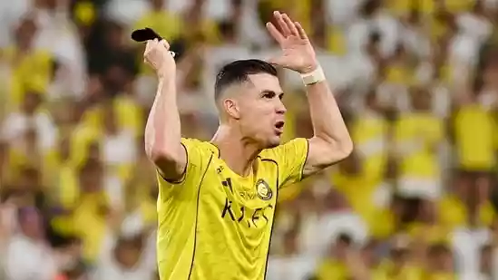 Ronaldo in disbelief