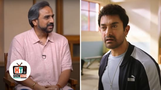 RS Prasanna has directed Aamir Khan-starrer Sitaare Zameen Par. The filmmaker talks to HT about the film being an adaptation of Campeones. Filmmaker RS Prasanna is returning to the big screen after an eight-year gap. His last release was Shubh Mangal Savdhaan back in 2017. The filmmaker has moved from telling the story of a man with erectile dysfunction to narrating the tale of an angry basketball coach training a team of special needs kids. His upcoming film, Sitaare Zameen Par, stars Aamir Khan in the lead, along with Genelia D'Souza and ten newcomers. (Also read: Aamir Khan is a legend who acts like a newcomer when newcomers act like legends: Sitaare Zameen Par director RS Prasanna)