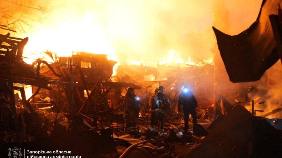 Russian forces bombarded the southern Ukrainian city of Zaporizhzhia with rockets overnight, wounding 13 people, including two children, officials said Tuesday (September 16, 2025), as President Volodymyr Zelenskyy urged European leaders to make the continent safe by building an ambitious air defence umbrella.