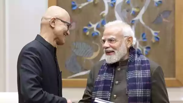Satya Nadella meets PM Modi