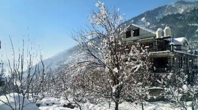 Snowfall hits Kashmir