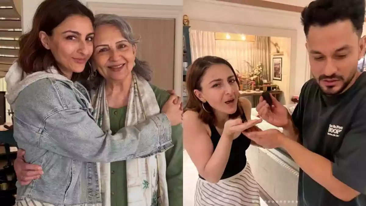 Soha Ali Khan has turned a year older recently and gave fans a heartwarming peek into her intimate birthday celebration. Taking to social media, Soha shared pictures from the celebration, which included her husband Kunal Kemu and close friends. Taking to her Instagram handle, Soha Ali Khan shared a series of photos featuring mother, Sharmila Tagore, Kunal Khemu and others. From cakes to gluten-free snacks, the actress gave a sneak peek into the celebration. “Cake, calm, and a lot of love — couldn't ask for more #happybirthday #gratitude,