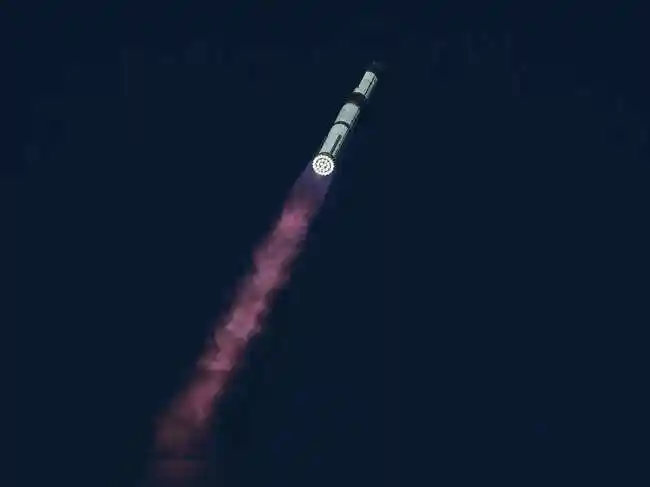 SpaceX's Starship rocket successfully completed its 11th test flight, traveling halfway around the world and releasing mock satellites. The massive vehicle is crucial for NASA's lunar landing plans and future Mars missions. This flight included more spacecraft maneuvering and entry tests over the Indian Ocean.SpaceX's Starship rocket successfully completed its 11th test flight, traveling halfway around the world and releasing mock satellites. The massive vehicle is crucial for NASA's lunar landing plans and future Mars missions. This flight included more spacecraft maneuvering and entry tests over the Indian Ocean.SpaceX launched another of its mammoth Starship rockets on a test flight Monday, successfully making it halfway around the world while releasing mock satellites like last time.<br><br> Starship - the biggest and most powerful rocket ever built - thundered into the evening sky from the southern tip of Texas. The booster peeled away and made a controlled entry into the Gulf of Mexico as planned, with the spacecraft skimming space before descending into the Indian Ocean. Nothing was recovered.<br><br>