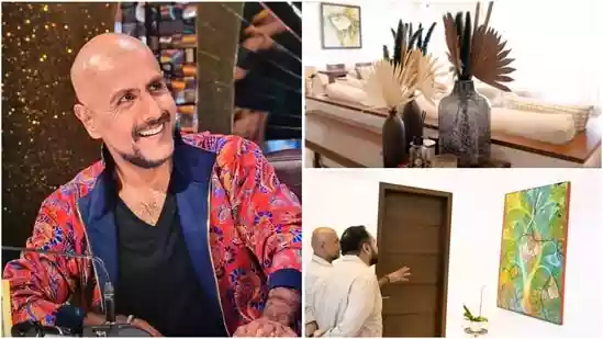 Step inside Vishal Dadlani’s Mumbai home with no TV and a deeply calm aesthetic