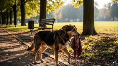 Stray Dog Found Carrying Newborn's Body Near Park