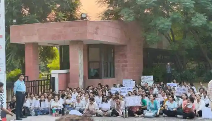 Students protest as the dean's sexist remarks block participation in the campus Dandiya Night event. <strong>Chandigarh:</strong> Dr. Satvir Singh, dean of student welfare at IKGPTU, Main Campus, Kapurthala, Punjab, has landed in the eye of a storm after his alleged sexist remarks denying permission for girls to participate in the college's Dandiya Night event. The dean reportedly asked,