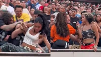 SummerSlam 2025 Night 2 delivered big in the ring—but the most unexpected clash of the night may have happened just outside it. A now-viral Twitter video has captured a wild altercation that broke out among female spectators during the premium live event at Metlife Stadium in New Jersey. The clip shows two women engaged in an intense hair-pulling brawl just rows from ringside. Security was slow to respond, but several fellow audience members stepped in to pull the fighters apart.