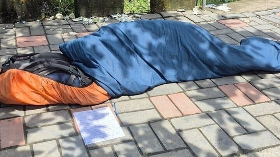 Tata Consultancy Services (TCS) has said that the company is in touch with an employee who was filmed sleeping outside its Pune office as a form of protest. Pictures of the employee sleeping on a sidewalk had been widely shared on social media earlier this week.