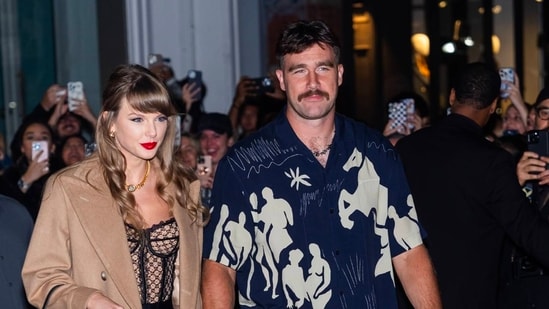 Taylor Swift, a 14-time Grammy winner, will appear on her boyfriend Travis Kelce's podcast, which he co-hosts with his brother, Jason Kelce. The latest episode of New Heights, which premieres on Wednesday, August 13 at 7 p.m. ET, will feature Swift's interview. She will discuss the specifics of her upcoming 12th studio album, according to a clip.