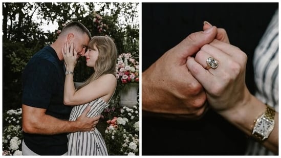 Taylor Swift and Travis Kelce are engaged! In a surprise Instagram post on August 26, the singer and American football tight end announced their engagement.
