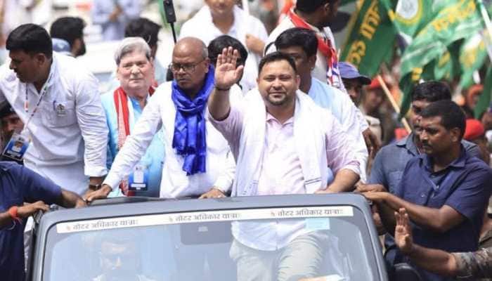 Tejashwi Yadav, along with Congress leader Rahul Gandhi, participated in the 'Voter Adhikar Rally' held in Bhagalpur. BHAGALPUR: Rashtriya Janata Dal (RJD) leader Tejashwi Yadav on Friday said that the upcoming elections would be the last for Bihar Chief Minister Nitish Kumar, expressing confidence that Kumar would not return as CM again. Yadav, along with Congress leader Rahul Gandhi, participated in the 'Voter Adhikar Rally' held in Bhagalpur.