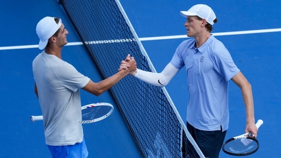 Terence Atmane was enjoying a dream run at the Cincinnati Masters tournament, taking down three seeded players including two top ten opponents enroute to the semifinal. It was a terrific streak of matches for the Frenchman, making a name for himself with a powerful lefty swing, particularly on his serve and forehand. However, he ran into the wrong man at the wrong time, as he was downed by Italian world number one Jannik Sinner in straight sets.