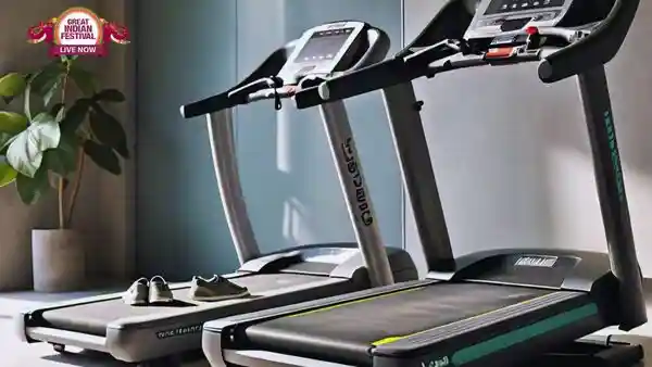 The Amazon Great Indian Festival 2024 is your ultimate destination for fitness deals, with big offers on walking pads and treadmills. Whether you're looking to maintain your daily step count or build a consistent workout routine, these fitness essentials are now more affordable than ever, with discounts that make staying active easy. Walking pads are perfect for small spaces, offering convenience for home workouts, while treadmills with advanced features help take your fitness to the next level. With up to 60% off on top brands, this sale ensures you can invest in your health and well-being without breaking the bank. Plus, enjoy additional perks like no-cost EMI and 10% bank discount on SBI cards for even greater savings!The Amazon Great Indian Festival 2024 is your ultimate destination for fitness deals, with big offers on walking pads and treadmills. Whether you're looking to maintain your daily step count or build a consistent workout routine, these fitness essentials are now more affordable than ever, with discounts that make staying active easy. Walking pads are perfect for small spaces, offering convenience for home workouts, while treadmills with advanced features help take your fitness to the next level. With up to 60% off on top brands, this sale ensures you can invest in your health and well-being without breaking the bank. Plus, enjoy additional perks like no-cost EMI and 10% bank discount on SBI cards for even greater savings!