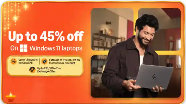 The Amazon Great Indian Festival is back with unbeatable offers on Windows laptops, making it the perfect time to grab a new device for work, study, or entertainment. Shoppers can enjoy discounts of up to 45% on a variety of models, from lightweight everyday laptops to powerful machines for multitasking and gaming.