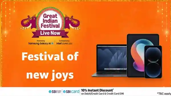 The Amazon Great Indian Festival Sale is now live, offering exclusive discounts on Apple products for Prime members. Shoppers can grab iPhones, iPads, AirPods, and other Apple devices at reduced prices, making it the perfect time to upgrade tech essentials.