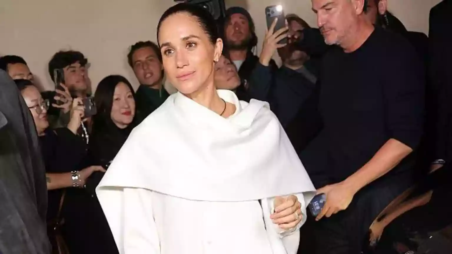 The Duchess of Sussex appeared at Paris Fashion Week to support a fashion designer friend on Saturday. Meghan attended the Balenciaga show after making the solo trip across the Atlantic. She has worn a number of designs by the fashion house's new creative director Pierpaolo Piccioli and the visit reflected