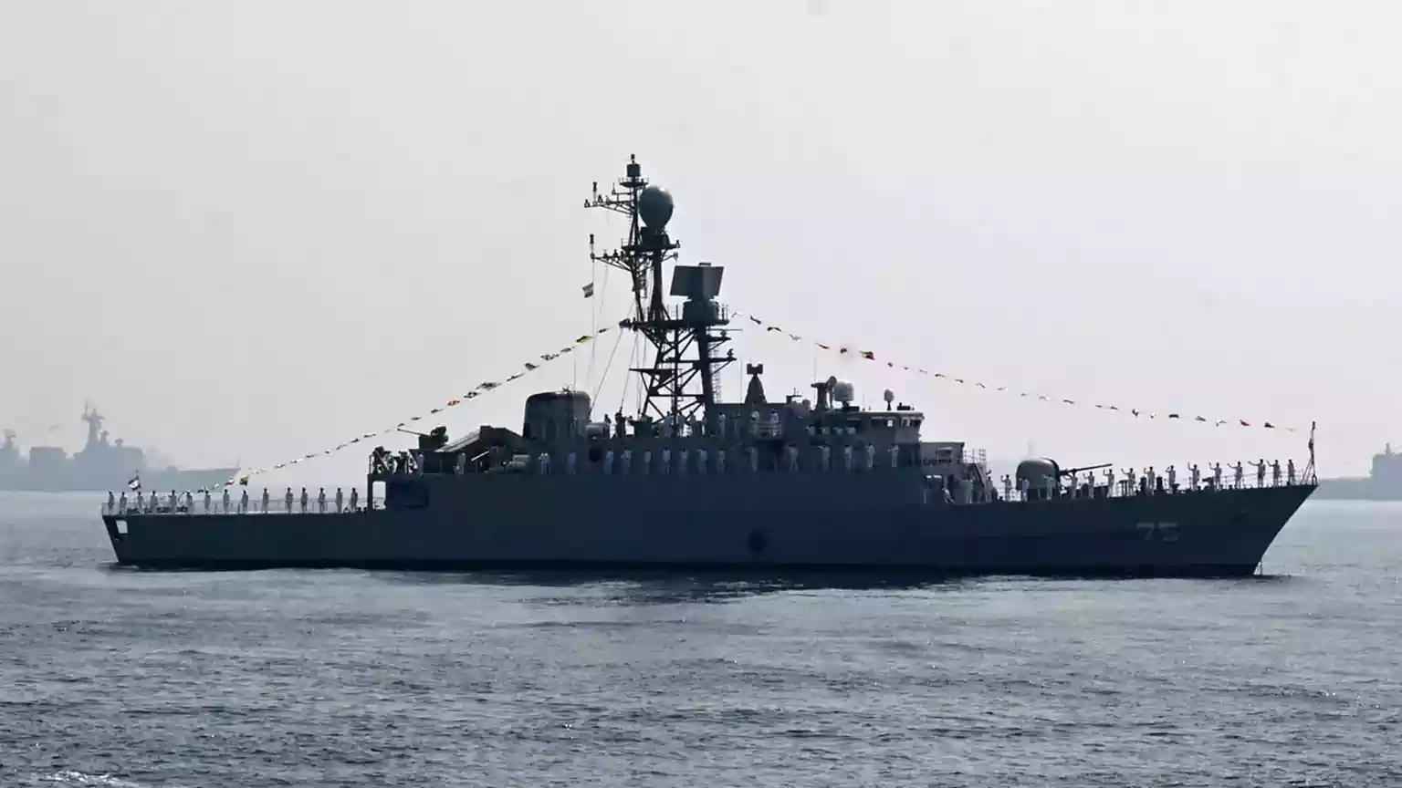 The final voyage of the Iranian warship sunk by the US